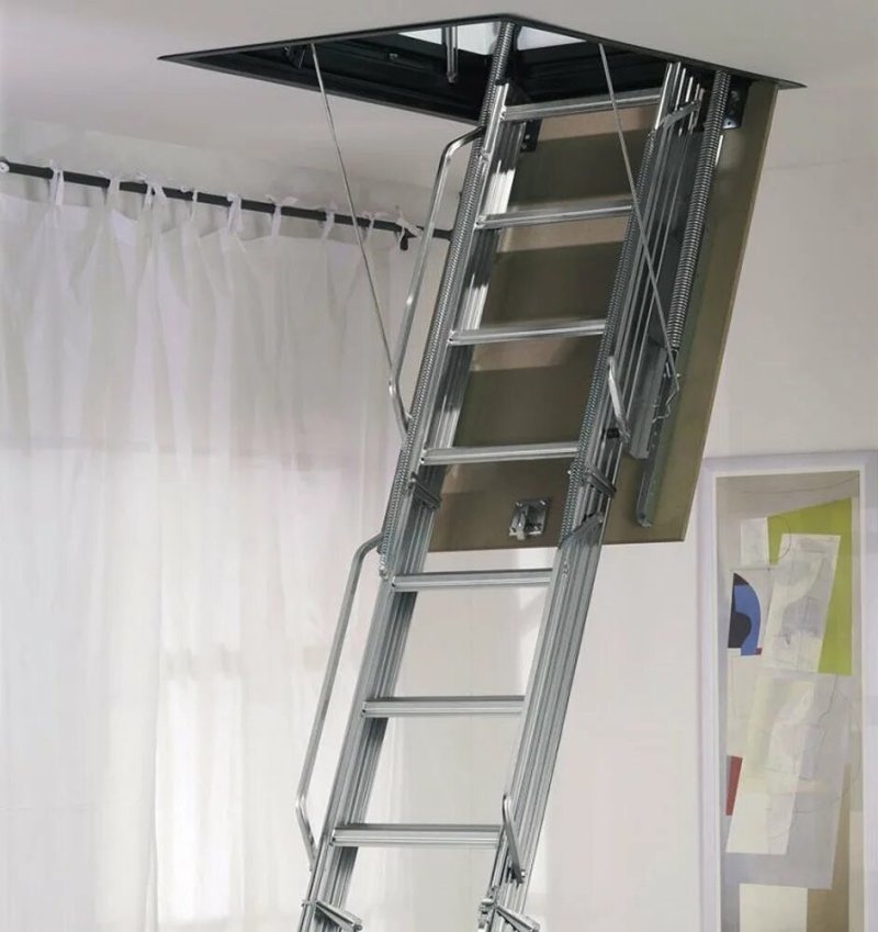 Телескопическая чердачная лестница loft ladder