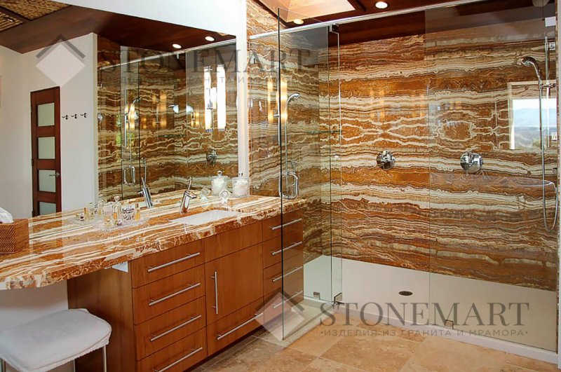 Corian shower walls