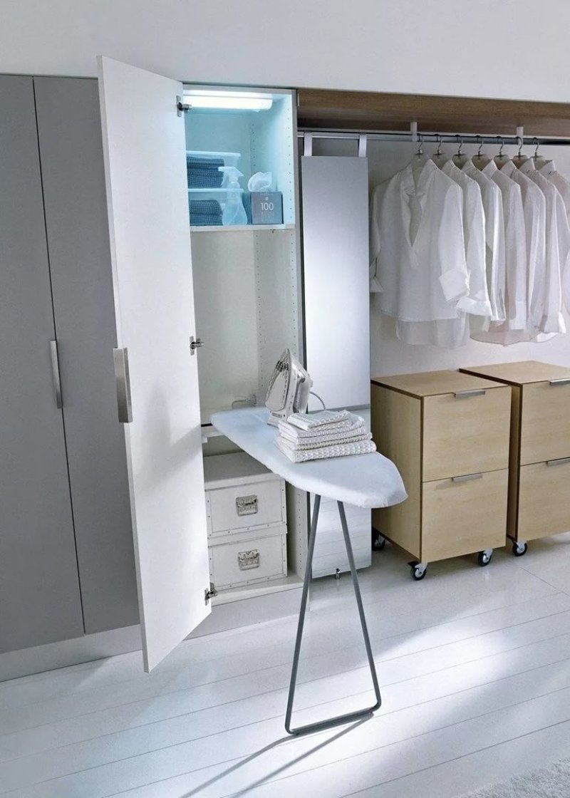 Встроенная гладильная доска ikea rationell 20710