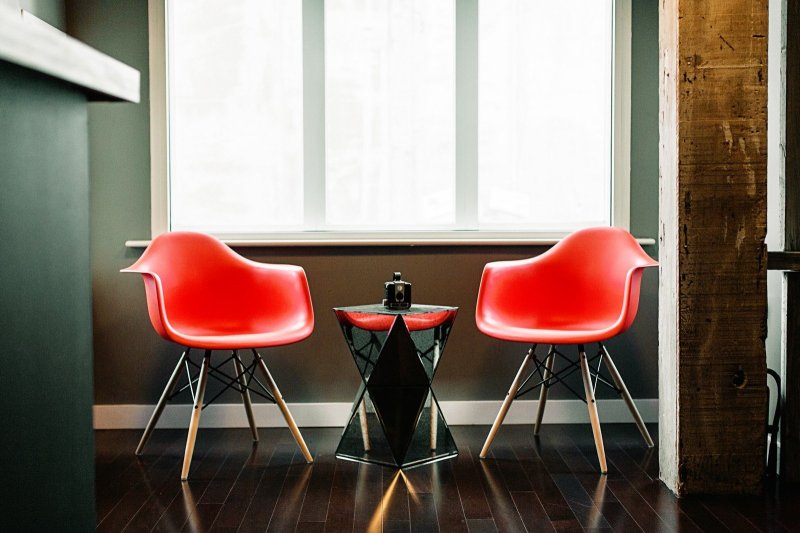 Стул eames style dsw красный