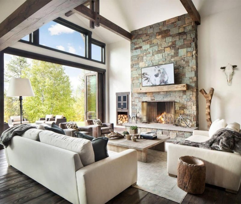 Rustic modern интерьер