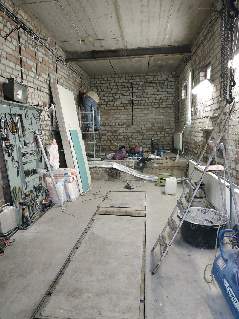 Ремонт в гараже