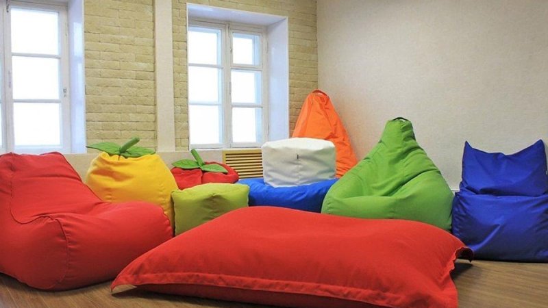 Кресло мешок в интерьере