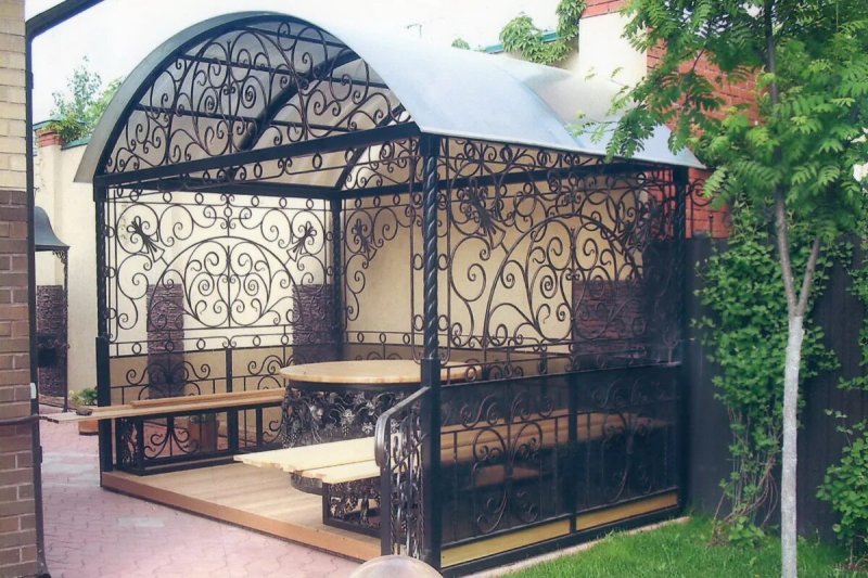 Беседка кованая