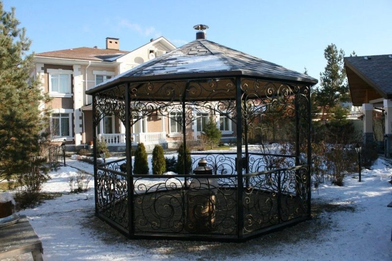 Кованая беседка