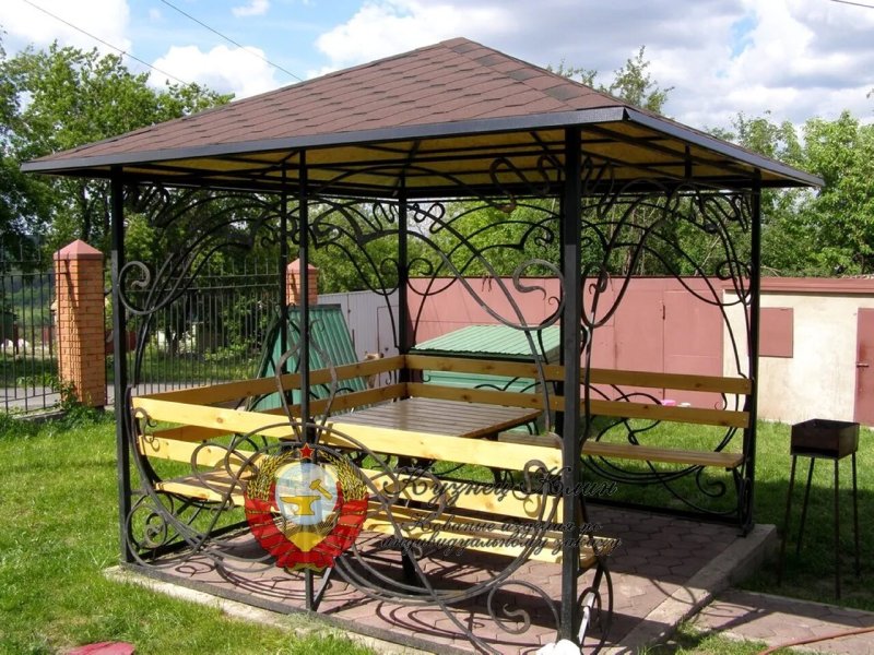 Беседка металлическая