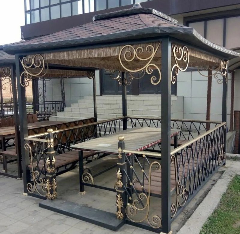 Беседка из металла