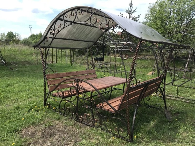 Беседка из металла
