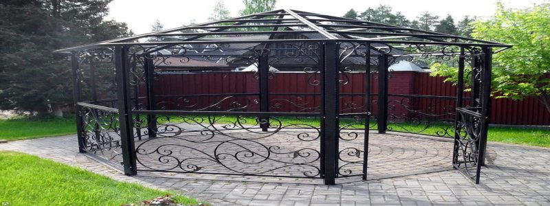 Беседка кованая