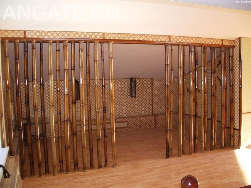 Перегородка из бамбука