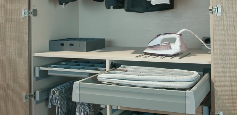 Встроенная гладильная доска ikea rationell 20710
