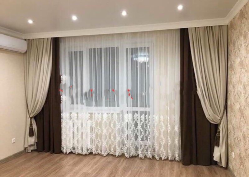 Современные шторы в зал