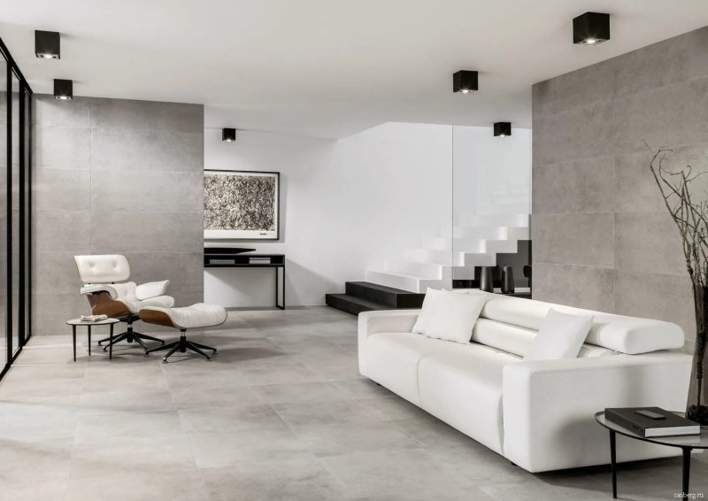 Крупноформатный керамогранит под бетон kerama marazzi