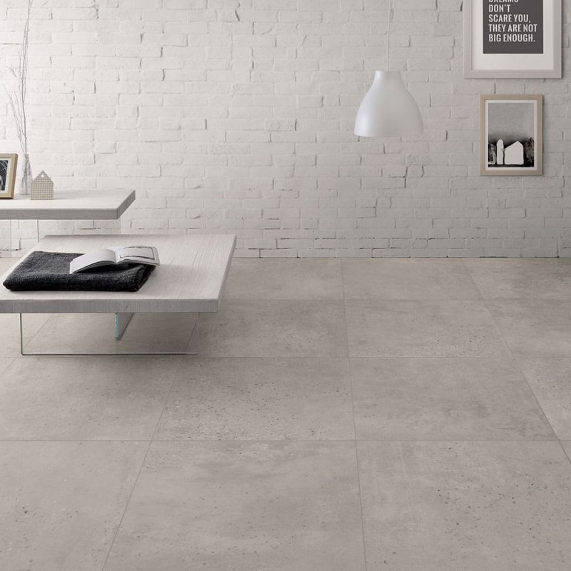 Керамогранит concrete light grey