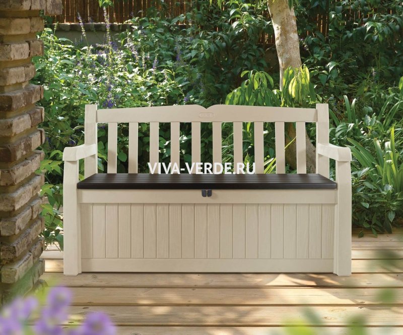 Скамья сундук эден garden bench eden графит