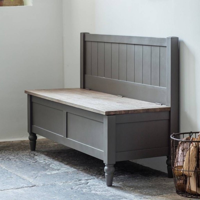 Скамья hudson storage bench