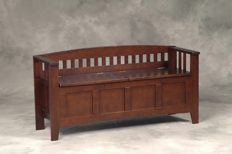 Storage entryway bench