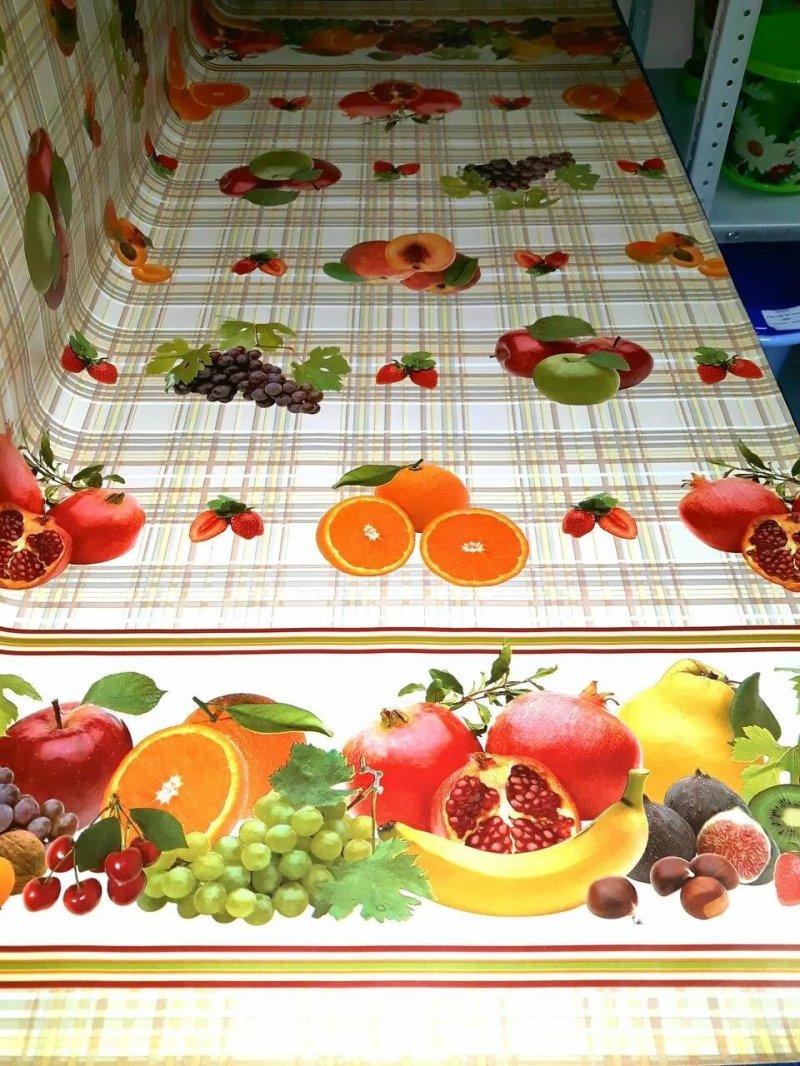 Клеенка на стол для кухни