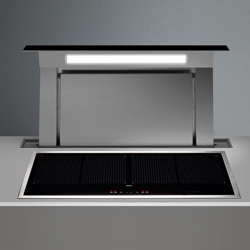 Falmec downdraft glass black 90
