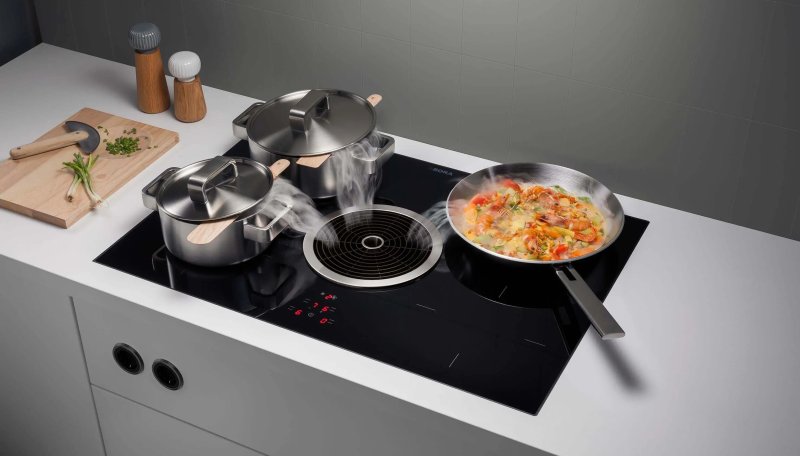 Варочная панель с вытяжкой встроенной bosch