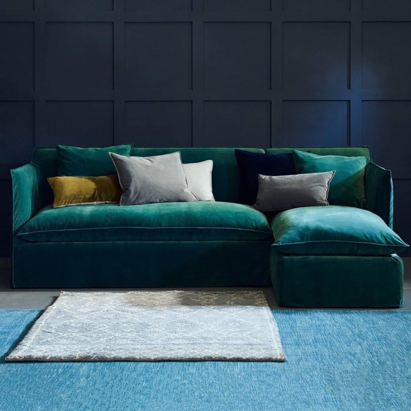 Диван лофт velvet emerald