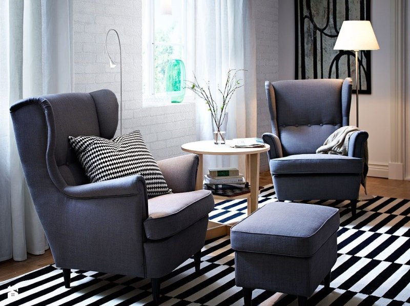 Кресло strandmon ikea