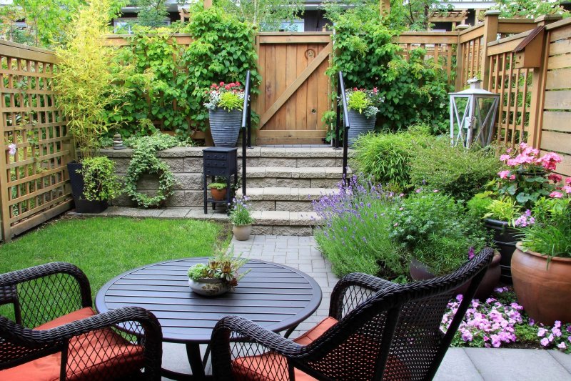 Backyard landscaping