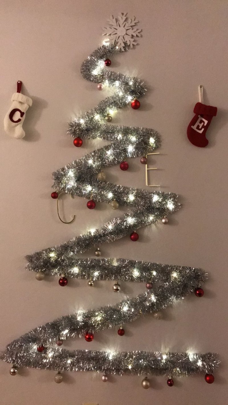 Новогоднее украшение на стену