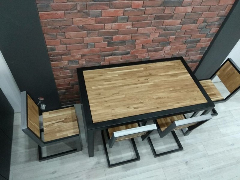 Стол кухонный в стиле лофт