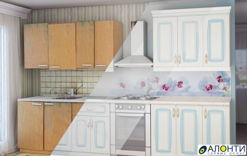 Реставрация кухонного гарнитура