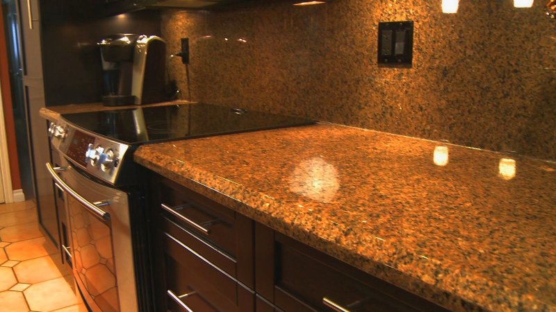 Столешница для кухни из искусственного камня