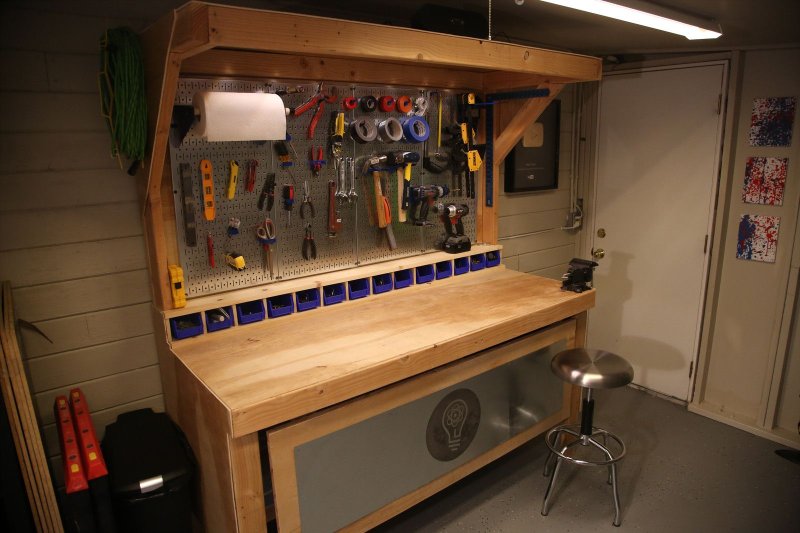 Блочный верстак woodworker