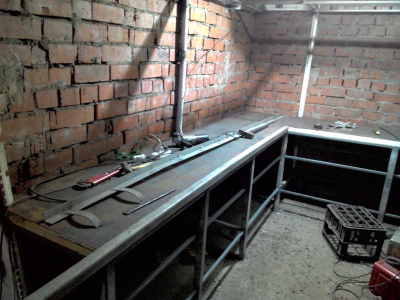 Верстак слесарный своими руками для гаража
