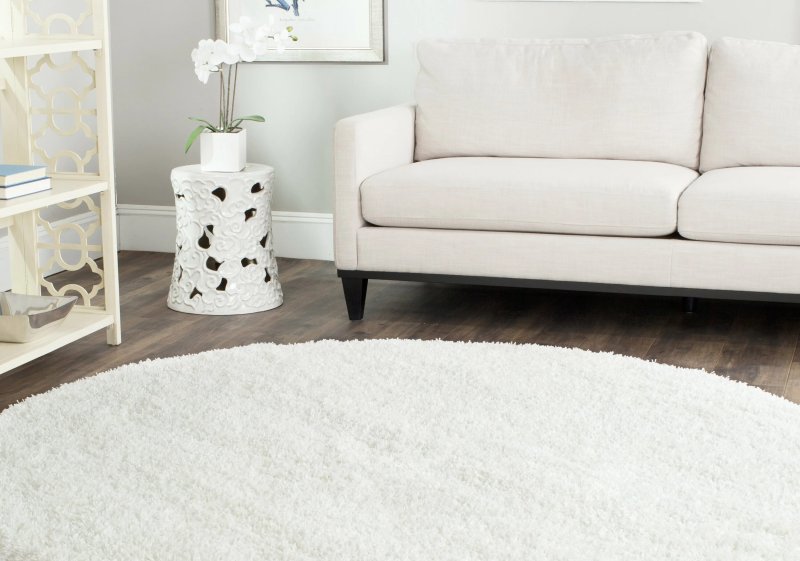 Ковёр luxury shaggy white