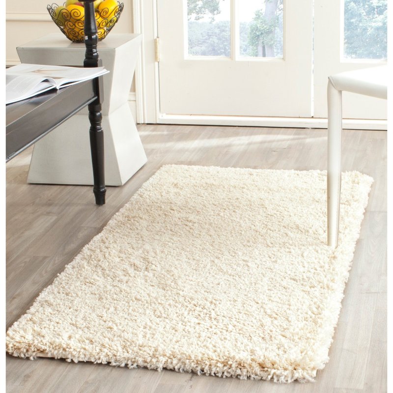 Ковёр luxury shaggy white