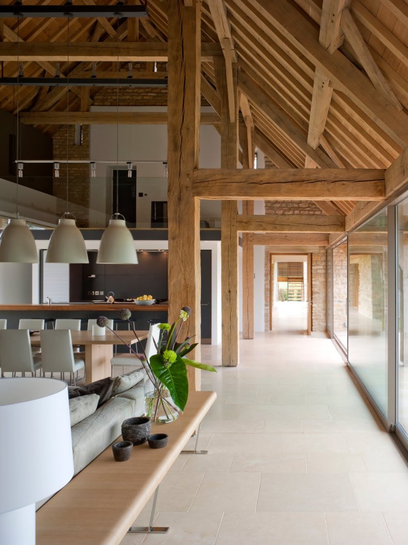 Дом в стиле амбара barn house
