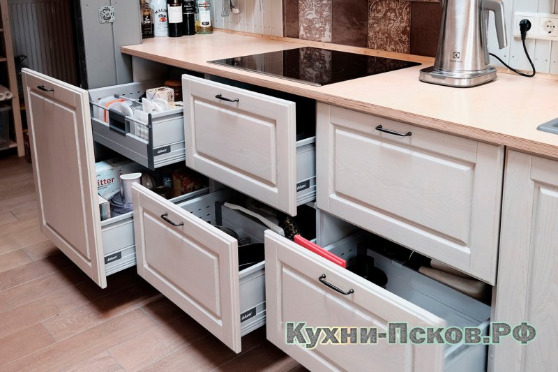 Нижние ящики для кухни