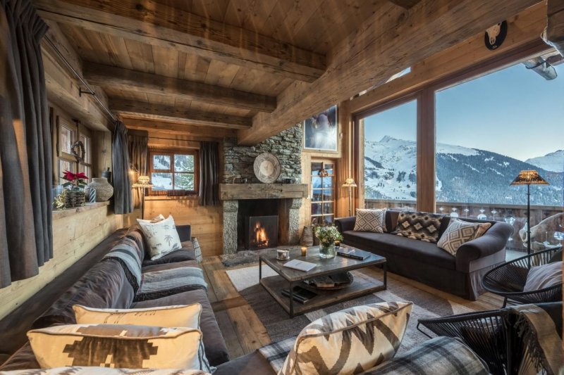 Verbier chalet interior