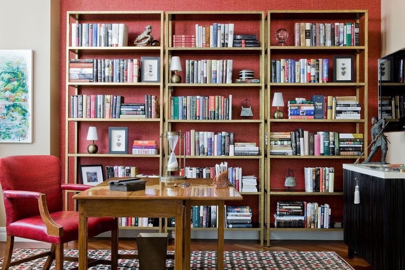 Дизайн книжной полки