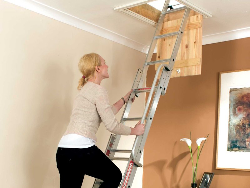 Телескопическая чердачная лестница loft ladder