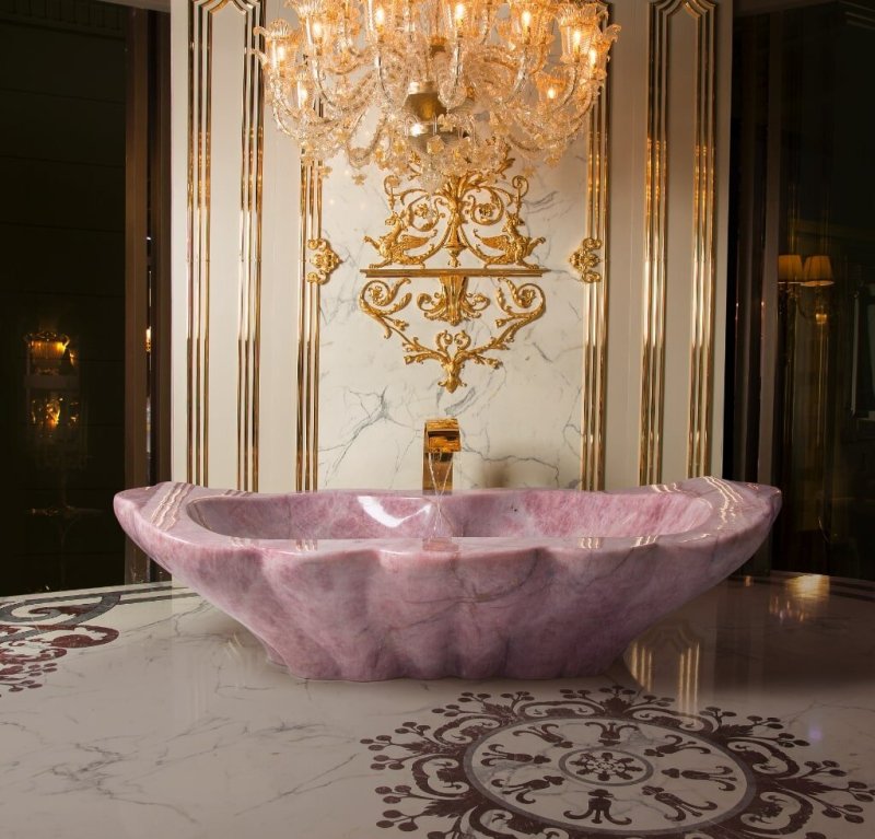 Baldi rock crystal bathtub ванна