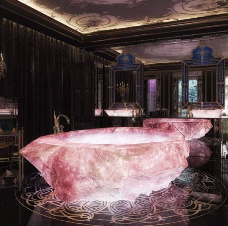 Baldi rock crystal bathtub ванна