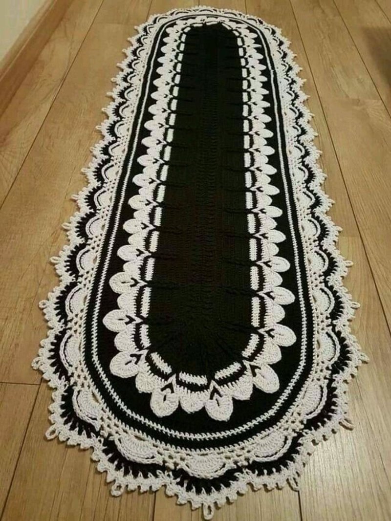 Овальный коврик