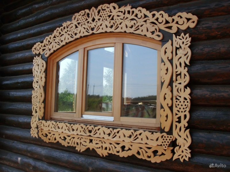 Наличники на окна деревянные резные