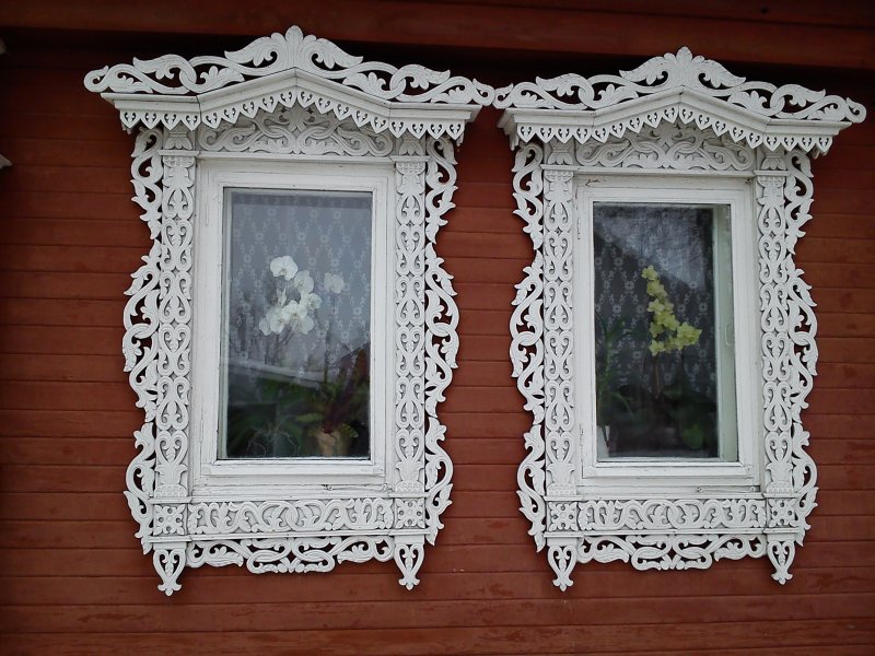 Деревянные наличники на окна резные