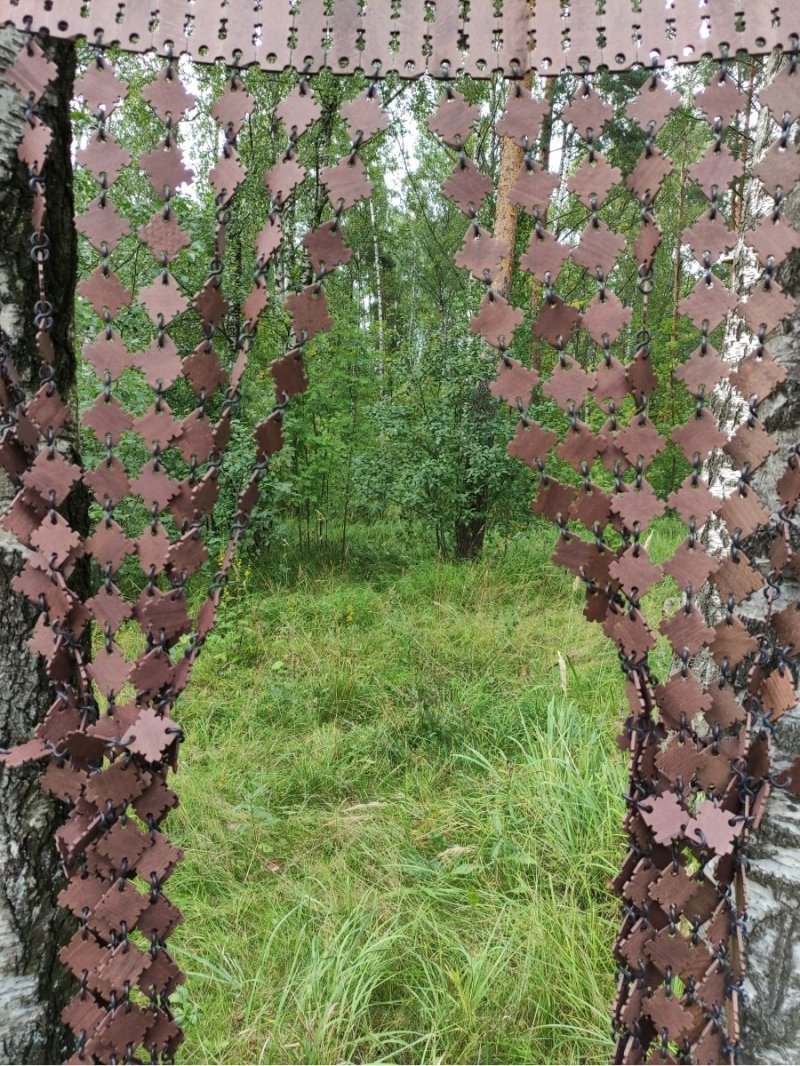 Сетка хаки маскировочная для беседки
