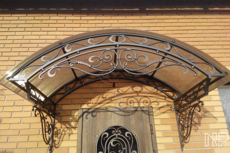 Кованые козырьки