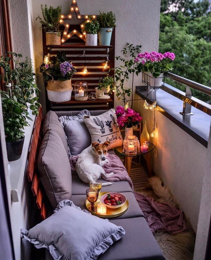 Balkon dekorasyonu
