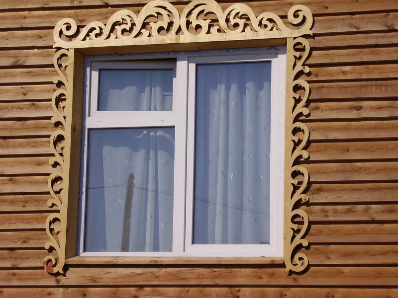 Деревянные наличники на окна резные