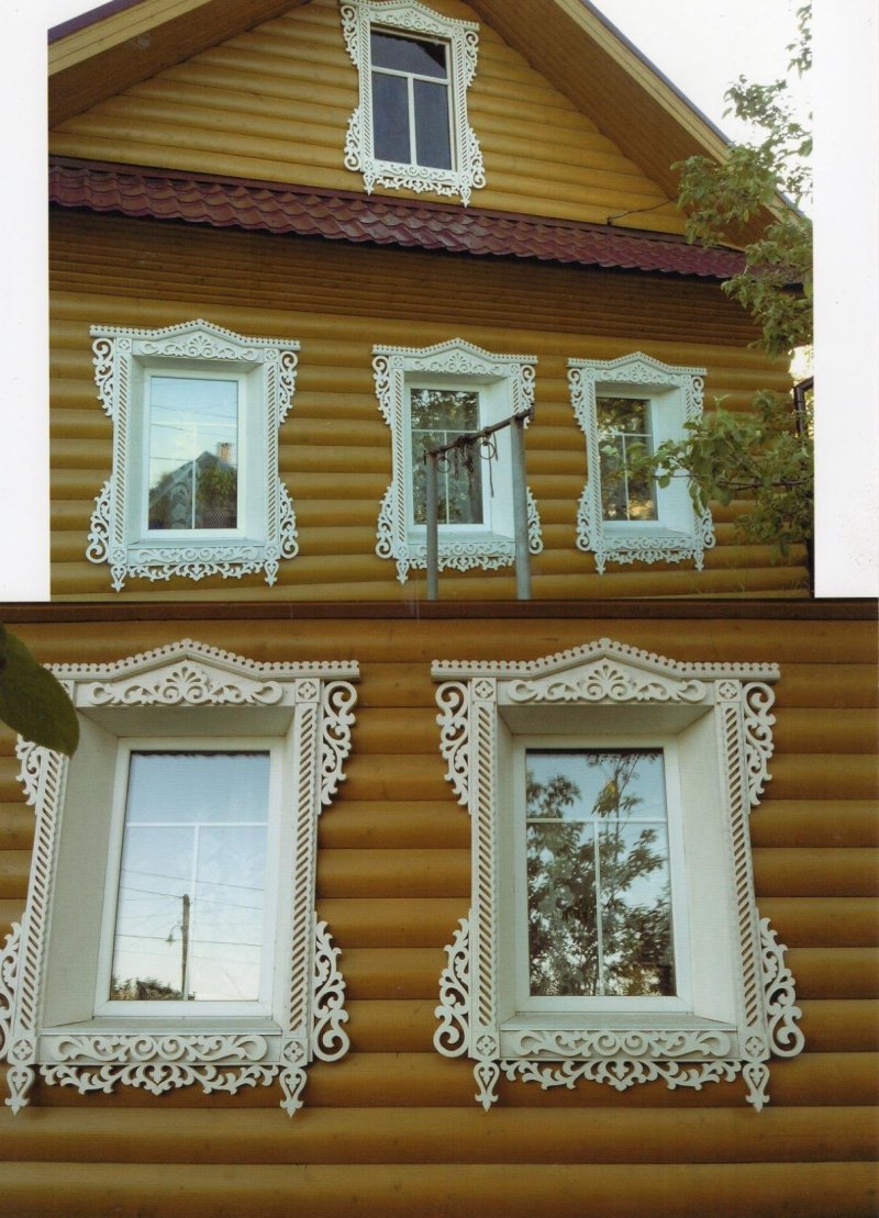 Красивые наличники для деревянного дома